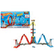 Mattel Hot Wheels Loop & Launch Track Set for Kids 5-10 Years Old with Adjustable 2-Foot-Tall Winner S Cage, Spiral Loop, & Point Panels, Simple Set-Up & Collapsible for Easy Storage