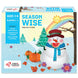 Chalk and Chuckles Season Wise- Fast-Paced Matching Game for Kids Ages 3-6, Quick Thinking & Sorting, Learning & Educational Preschool Activity, Gifts for Boys & Girls 3, 4, 5, 6 Years