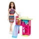 Barbie® Playset with Pet Playhouse, Doll (Brunette, Petite), Puppy and Bunny Pets, Toy for 3 Year Olds & Up