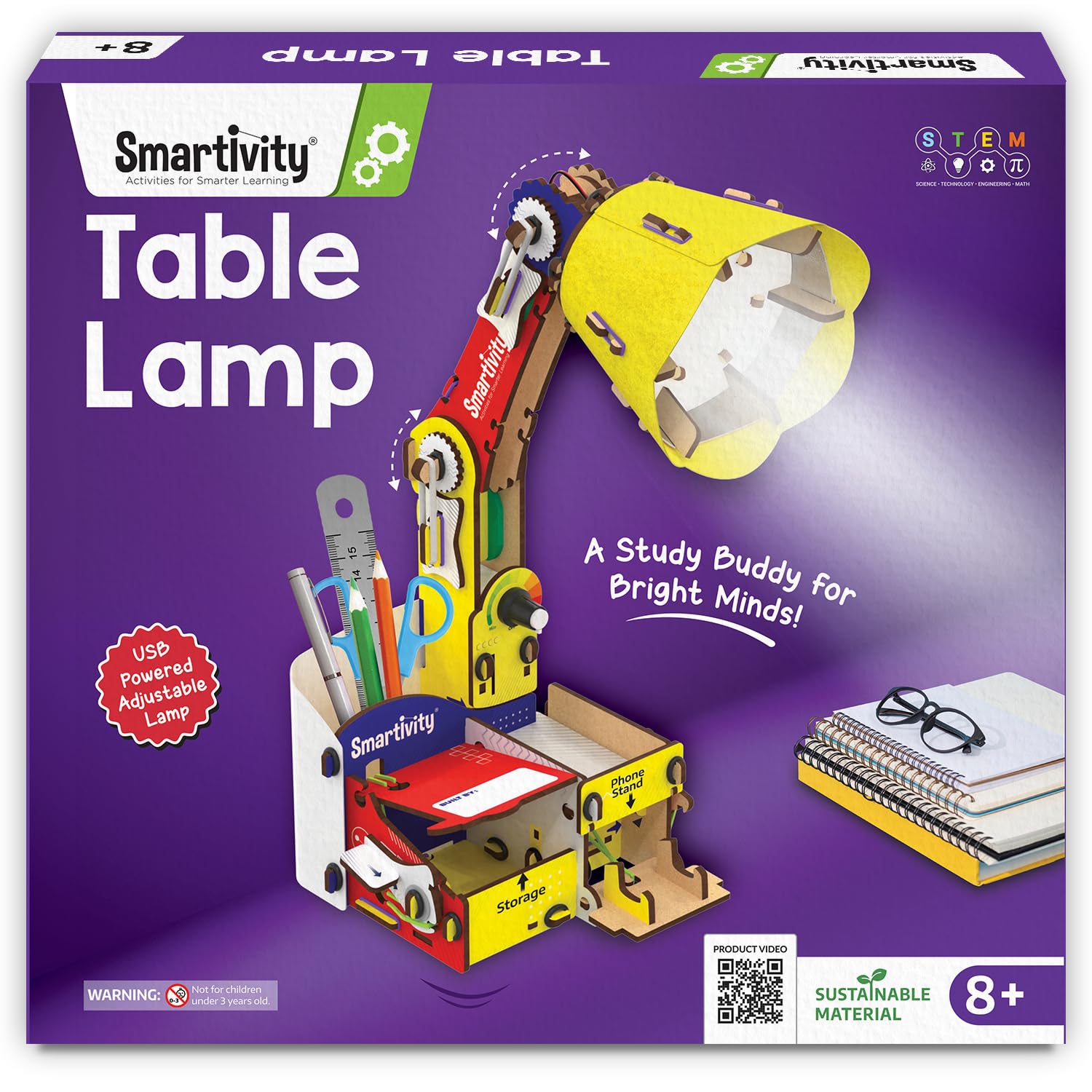 Smartivity DIY Adjustable Table Lamp for Kids | STEM Educational Kit ...