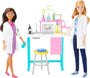 Barbie Science Lab Playset with 2 Dolls, Lab Bench & 10+ Accessories, Age 3+