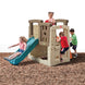 step2 playful woodland climber outdoor kids playset slide
