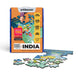 goDiscover Interactive India Map Puzzle for Kids | Wooden 120-Piece Educational Toy Featuring States Capitals Languages Wildlife Sports Art Music | Geography Learning Puzzle (Smart Pen Not Included)