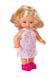 Evi Mini Trolley Doll Set with Carry Case for Children Aged 3 and up, Making it Easy for Little Ones to take Their New Friend on Adventures (Flower Print Dress)