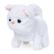 Fuzzbuzz Huggable Cuddly Casper Walking Cat Stuffed Toy, Soft Toys for Kids, Cute Plushies Purple, Multicolour, 3Y+ | Soft Plush Toy for Kids | Cute, Safe & Gift-Friendl