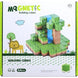 Magnetic World Building Blocks Set | Mini Themed Magnetic Cubes for Kids Ages 3 and Up (64 Pieces)