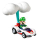 Hot Wheels Mario Kart Luigi Die Cast Car with Cloud Glider