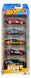 Hot Wheels 2025 Stunt Tracks Pack of 5 Die Cast Cars