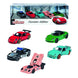 Majorette Porsche Gift Set - 5 Colorful Racing Die-Cast Cars | Porsche Edition Model Vehicles with Rotating Wheels