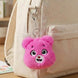 Mirada E 12cm Smiley Face Key chain magenta