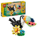 LEGO Creator 3in1 Wild Animals: Tropical Toucan Figure Playset 31173 Building Blocks Toys for 7+ Gift for Boys and Girls