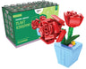 ThinkerPlace 8-in-1 Flowers Roses (83 Pieces) | Learn About Plant Kingdom | Building Block Set for Kids Age 6+