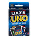 Mattel Games Liar’s UNO Card Game for Adults, Kids, Families, Parties & Game Nights, Travel Fun, Outwit Other Players with Bluffing & Trickery