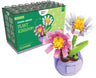 ThinkerPlace 8-in-1 Flowers Galsang Flower (100 Pieces) | Learn About Plant Kingdom | Building Block Set for Kids Age 6+