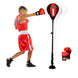 SPEED-UP Yankee Boxing Trainer | Adjustable Standing Punching Bag Set