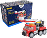 ThinkerPlace 8-in-2 Fire Vanguard Fire Ladder Truck (88 Pieces) | Learn About Fire Fighters | Building Block Set for Kids Age 6+ | STEM Educational Toy