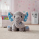 Mirada Grey Elephant Soft Toy for Kids (25cm)