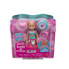 Barbie Club Chelsea 6-Inch Birthday-Themed Small Doll with Pink-Streaked Blonde Hair, Colorful Dress & 4 Party Accessories