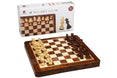 Chess Bazar  Premium Travel Folding Magnetic Chess Set for Kids and Adults | Crafted Sheesham and Maple Wood | Convenient Case to Store The Pieces Securely (10 inch)