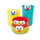 ELC Funny Faces Bath Beakers | Multicolour Stacking & Pouring Bath Toy for Babies 12M+ | Fun Water Play
