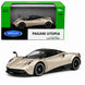 Welly Pagani Utopia 1:64 Scale Die-Cast Car (Golden)