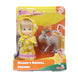 Masha and the Bear 12 Cm Toy Doll | Famous Cartoon | Ideal Gift Set for Girls Kids (Masha with Animal -Yellow)