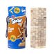 SKOODLE Stackrr Classic Tube Tumbling Tower Game for Kids 6+ & Adults | 54 Premium Beachwood Blocks | Fun Balancing Toy Game for 2-8 Players | Enhances Motor Skills & Family Bonding