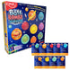 Zimpli 9 x Solar System Baff Bombs Gift Set, 9 x Planetary Fact Cards, Educational Planet Bath Bombs for Children, Science Kits for Boys & Girls, Bath Toy Birthday Presents