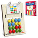 Smartivity Montessori Color & Pattern Matching Puzzle for Kids | Wooden Slide Puzzle Learning Toy