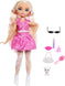 Barbie Dream Besties Malibu” Fashion Doll & Accessories, Posable with Blonde Hair & Makeup-Themed Toy Pieces