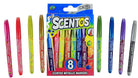 Scentos Scented Metallic Markers Pack of 8 for Kids