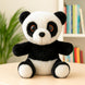 Mirada 25cm Glitter Eye Panda Black