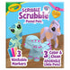 Crayola Scribble Scrubbie Pastel Pets 3-Pack Lets Kids Decorate, wash, and Redesign Adorable Pets with Washable Markers and a Scrub Brush, Creative, repeatable Fun for Ages 3+