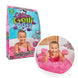 Zimpli Glitter Gelli Baff Pink – Turns Water into Glittery Goo & Back Again, Sensory Bath Play, Skin & Drain Safe