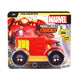 SKOODLE Kid Marvel Pull-Back Monster Truck - Hulk Buster Edition, Marvel Inspired Toy Bikes With Sturdy And Long-Lasting Construction, Enhances Motor Skills And Fun Vehicle Toy For Gifting - Red