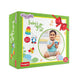 Funskool Plastic Giggles, Baby's Gift Set, Multicolour Baby Toy Gift Set for New Born, Stacking Rings,Teether,Rattle, 6 Months & Above