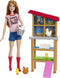 Barbie Chicken Farmer Doll Red-Haired and Playset with Henhouse, 3 Chickens, 2 Chicks and More, Career-Themed Toy for 3 to 7 Year Old