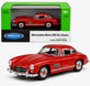 Welly Mercedes-Benz 300 SL 1:64 Scale Die-Cast Metal Car (Red)