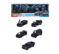 Majorette Black Edition Die-Cast Car Set (5 Cars) | Premium All-Black Models | Metal Body | 1:64 Scale | 3+ Years