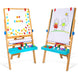 Giggles Funskool My First Easel, 4in1 Double Sided Wooden Magnetic Board with Alphabets & Numbers, Learning, Fun & Engaging Activity, Multicolor, Gift Set for Kids, Age 3+ Years