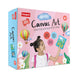 Handycrafts Funskool Canvas Art, Painting Kit, DIY Kit, Art and Craft Set for Kids, Learning, Fun & Engaging Activity for Childrens, Multicolour, Gift Set for Kids, Age 6+ Years