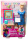 Barbie Teacher Doll (Blonde),Toddler Doll (Brunette), Flip Board, Laptop, Backpack, Toddler Desk, Pet Turtle, Great Gift for Ages 3 Years Old & Up