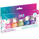 Make It Real 3C4G Confetti Nail Polish Set (5 × 5 ml, Total 25 ml) – Confetti Effect Nail Paints | 5 Vibrant Colours | Long Lasting | Fun Gift for Girls