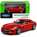 Welly Mercedes Benz SLS AMG 1:64 Scale Diecast Car (Dark Red)