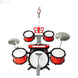 Tak Tak Toys Dynamo Drumset | Kids Drum Set with Mic, Phone Holder & Drum Throne | Musical Toy for Creativity, Rhythm Training, Hand-Eye Coordination | Boys & Girls Age 3+