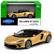 Welly Mclaren GT 1:64 Scale Die-Cast Car (Gold)
