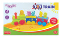 Giggles Kid Funskool - 2 In 1 Colourful Animal Pull Along Toy Train, Walking, Shape Sorting, Pretend Play Preschool Toys, Multicolour, 12 Months & Above