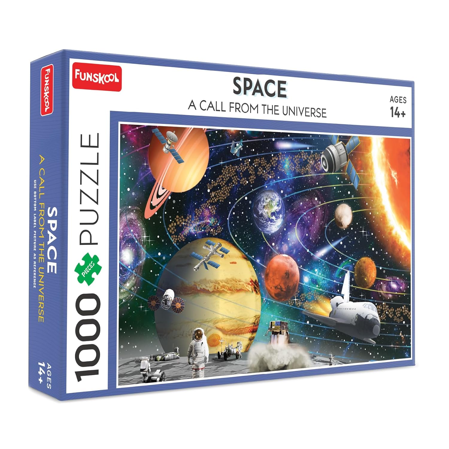 Play & Learn Funskool Space 1000 Pieces Jigsaw Puzzle for Kids – Knick ...
