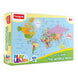 Play & Learn Funskool World Map, Jigsaw Puzzle Game for Kids, 105 Pieces, Educational, Learning & Development, Fun Activity Toy for Children, Gift Set for Kid, Age 6+ Years