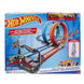 Hot Wheels® Double Loop Dash™ Straight Track Large Loops and 2 1:64 Scale Toy Cars Ages 5 to 10